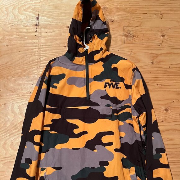 FYVE Jacket - Yellow Green and Gray Camo - Picture 1 of 2